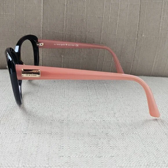 Kate Spade Women Eyeglasses Angelique Dark Havana/Pink Cat Eye Frame only - Picture 10 of 16